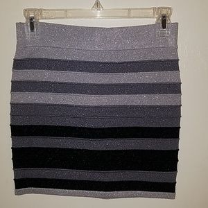 NWOT Forever 21 bandage sparkle glitter mini skirt
